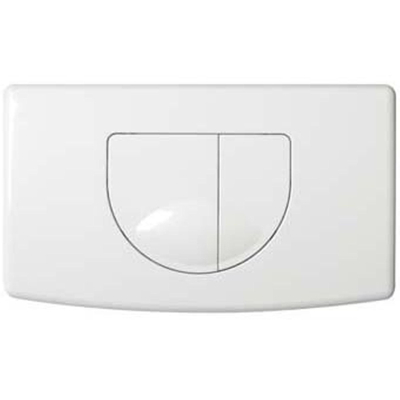 Plieger Main plaque de commande pour commande frontale 2 boutons blanc