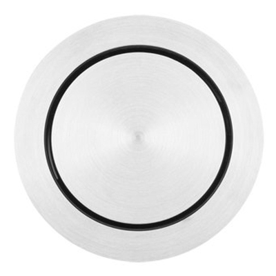 Wisa Solo bedieningsplaat steel pneumatisch O 66cm met.hefboom voor XS WC element RVS
