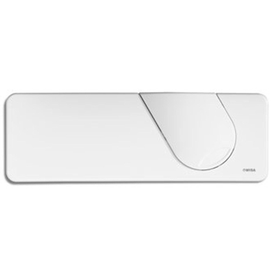 Wisa 2100 Plaque de commande tablette tablette en plastique pour réservoir encastré 2100 interruption de chasse SO blanc