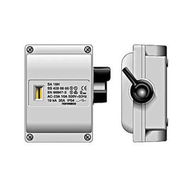 Sectionneur ip54 max. 16a 3p 230v