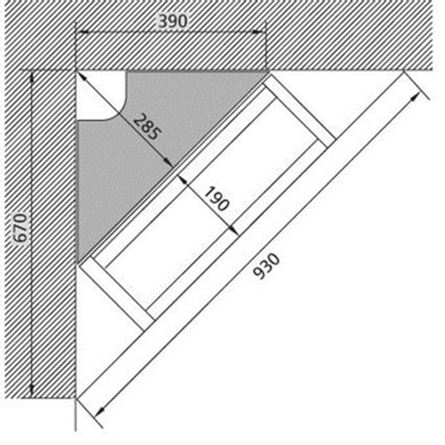 Burda kit d'assemblage d'angle santro 3 angle 45 du kit d'assemblage d'angle santro