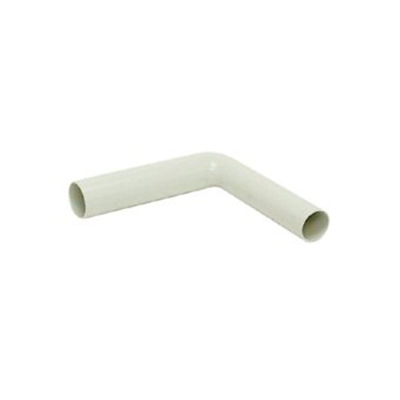 ABU valpijpbocht - 21x21cm - voor laaghangend reservoir O44x50mm - 90 graden - wit