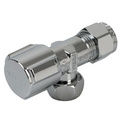 Schell robinet d''arrêt d''angle à compression 3/8"x12mm chrome