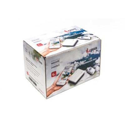 Vasco Climate Control gateway pakket m. 1 gateway en 3 digitale RF-thermostaatknoppen v. radiatoren