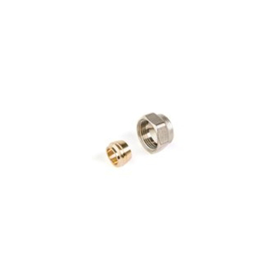 Vasco raccord eurocône 3/4x15mm pour tube cuivre rouge nickelé