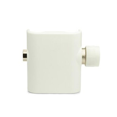 Vasco ensemble de robinetterie coudé + cache droit blanc