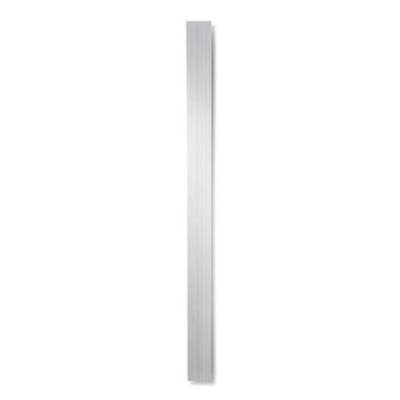 Vasco Bryce Mono designradiator aluminium verticaal 2000x150mm 642W - aansluiting 0066 wit structuur (S600)