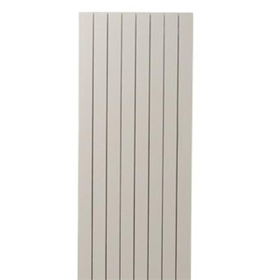 Vasco Zaros V75 Radiateur design vertical aluminium 120x37.5cm 885W raccord 0066 blanc à relief