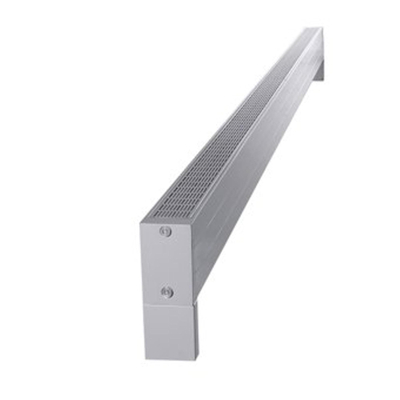 Vasco Primula P2 Radiateur plinthe design x13cm 530watt Gris platine