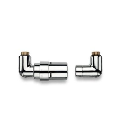 Vasco design ventielset links 1/2 chroom