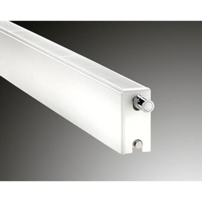 Vasco Flat Plint Line plinthe radiateur plat type 22 200x1600mm 968W raccordement 8008 blanc structuré