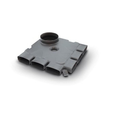 Vasco Ventilation Système de conduits d'air Easyflow Plénum 2 pièces