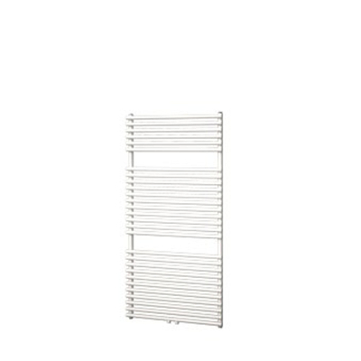 Plieger Florian Nxt M radiateur sèche-serviettes design simple horizontal avec raccordement central 1216x500mm 646W gris perle (pearl grey)