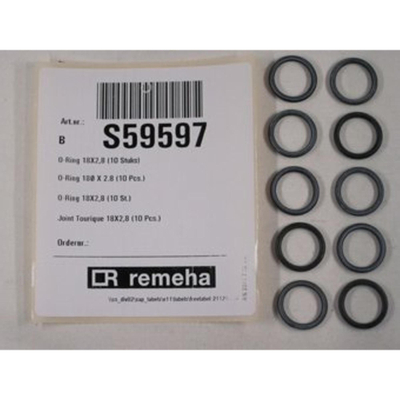 Remeha O-ring 18x2.8mm 10 stuks, o.a. t.b.v. Avanta, Tzerra ACE, Calenta