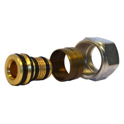 Pentec raccord d''insertion 16x2mm+écrou 15mm