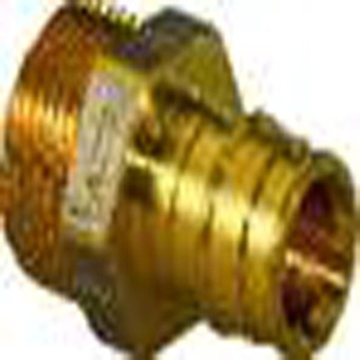 Uponor Pe xa q&e raccord de transition en laiton 16x1/2 dia.