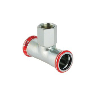 Mapress geberit t pièce zinguee filetage intérieur 22mm 1/2 22mm