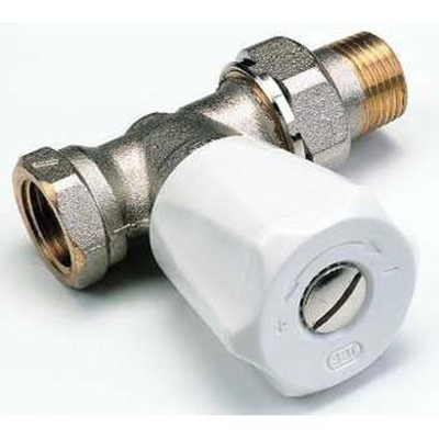 SAR Robinet d'arrêt de radiateur droit 1/2 auto-obturant Kvs 1,25 m3 h 409U