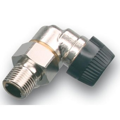 Honeywell Ultraline robinet thermostatique de radiateur boîtier intérieur 1/2 coudé Kvs 0,62 m3 h