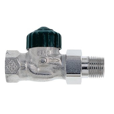 Heimeier Robinet d'arrêt de radiateur thermostatique 1/2 droit Kvs 1,35 m3 h