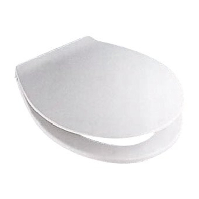 ABU City abattant de WC avec couvercle avec charnières en inox blanc
