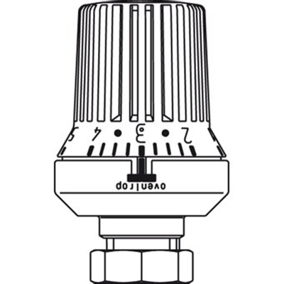 Oventrop tête thermostatique Uni XH M30x1.5 sans position zéro blanc