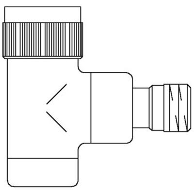 Oventrop Thermostatische radiatorafsluiter E 1/2 haaks Kvs 0,65 m3 h wit