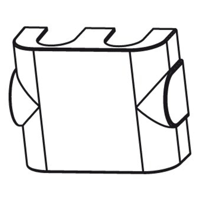 Oventrop Multiblock capuchon de recouvrement TF blanc