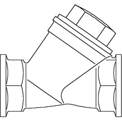 Oventrop Brns vanne de réglage 1 1/4 dn32 pn25 kvs = 1945 m3/h filetage interne