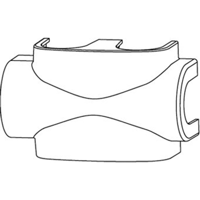 IMI Heimeier Multilux 4 cache de finition pour bloc inférieur Multilux 4 blanc