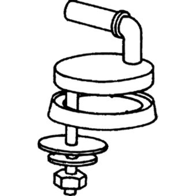 Pressalit charnière univerticale par paire pour 2000/3000/Tivoli 2/Scandinavia/Privile inox
