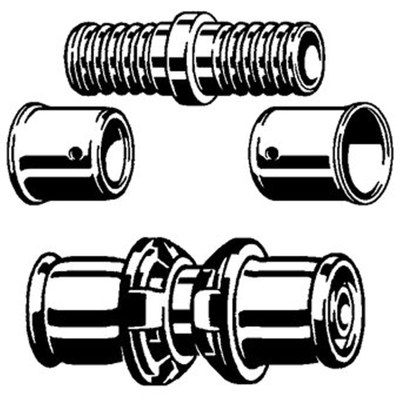 ViegaPexfitkoppeling40x32mm brons
