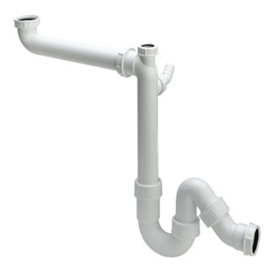 Viega hostaleen siphon universel avec raccordement pour machine à laver avec raccord à serrage 6/4 x 40 mm gain de place