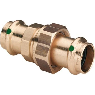 Viega Sanpress 3 delige koppeling SC 15mm brons