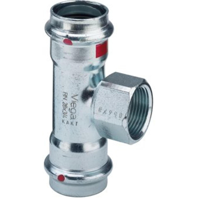 Viega Prestabo té 1117.2 54 x 1 2 x 54 mm galvanisé