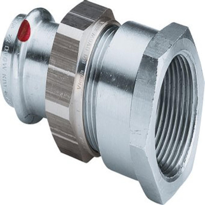 Viega Prestabo Raccord 3 pièces galvanisé 15x1/2 filetage intérieur