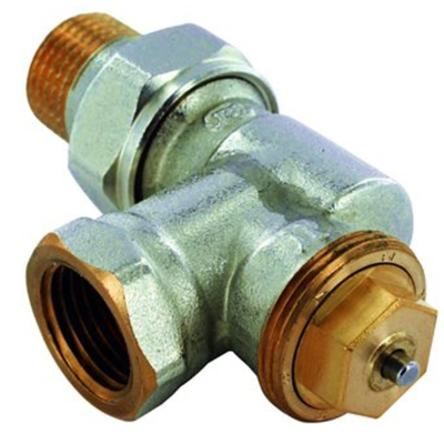 SAR Robinet thermostatique de radiateur 1/2bi.dr.équerre racc. Kvs 0,90 m3 h 908
