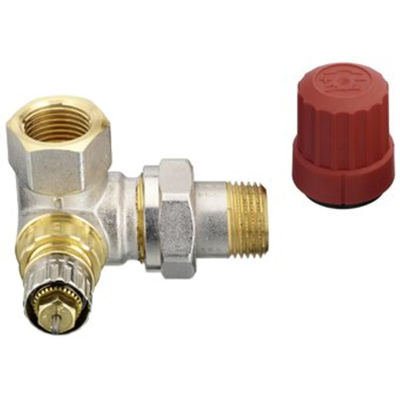 Danfoss Thermostatische radiatorafsluiter 3/8 dubbel haaks RE Kvs 0,65 m3 h RA N10