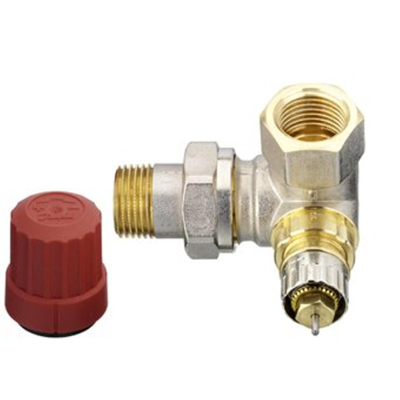 Danfoss Robinet d’arrêt thermostatique pour radiateur 3/8 double coudé LI Kvs 0,65 m3 h RA N10