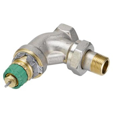 Danfoss Dynamic valve vanne thermostatique de radiateur coudée 3/4 réglable débit 25 135 l/h ra dv