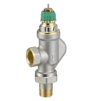 Danfoss Dynamic Valve robinet thermostatique de radiateur équerre inversé 3/8 débit réglable de 25 135 l/h RA DV