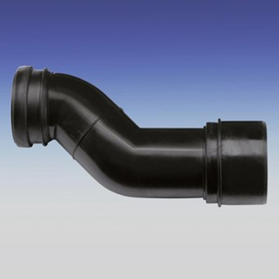 ABU coude dévoyé / coude d''étage pour le franchissement entre cuvette WC au sol et réservoir encastré 80 mm