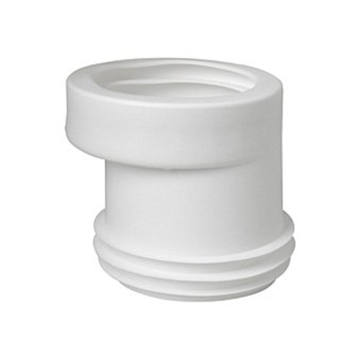 Wisa manchette de raccord excentrique en plastique 100 110mm saut 20mm blanc
