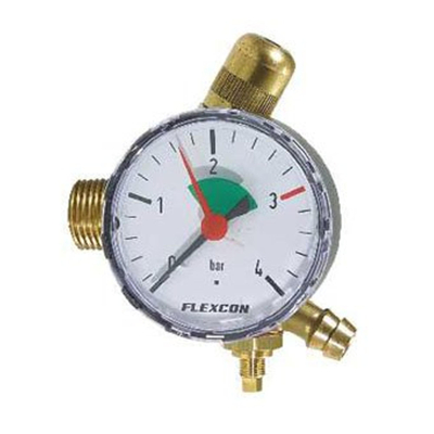 Flamco connexion flexcon 1xavec manomètre