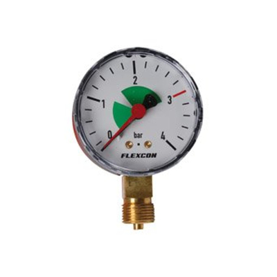Flamco manomètre flexcon 3/8 63 mm radial