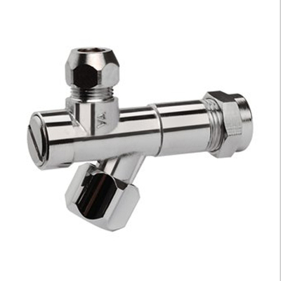 Raminex robinet d'arrêt d'angle avec filtre 1/2 x10mm raccord à compression pour lavabo bidet et réservoir de WC