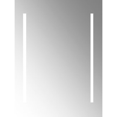 Plieger spiegel – rechthoek – 60x80 cm – verticaal – directe LED