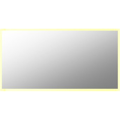 Plieger Ambi miroir avec éclairage LED indirect tout autour + chauffage 140x60cm PL