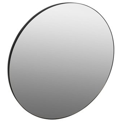 Plieger Nero Round miroir – rond Ø 100 cm – Noir