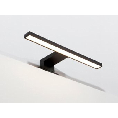 Plieger Peak Nero spiegelverlichting – opbouw – 30.3x3.6 cm – LED-verlichting – Zwart